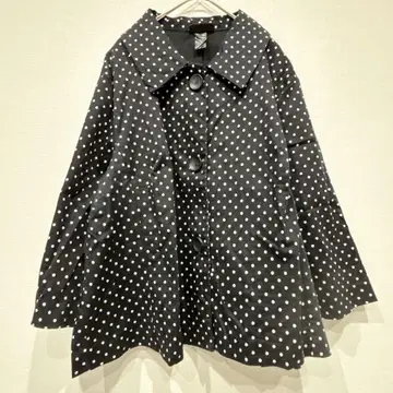 LANE BRYANT 도트 무늬 A라인 자켓