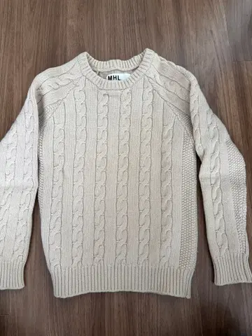 MHL, 케이블 니트 스웨터 사이즈 II 베이지