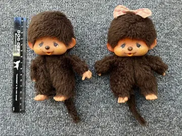 쇼와 레트로 몽치치 2체 세트 빈티지 세키구치 택 포함