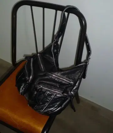 shaggie 아웃포켓 빈티지 백