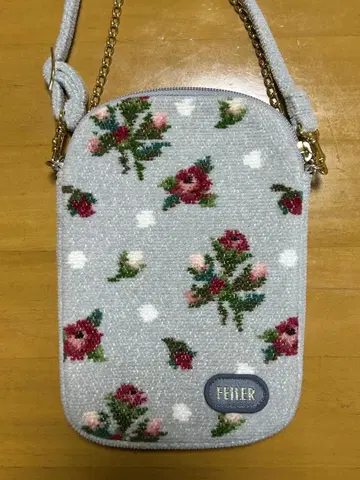 FEILER 꽃무늬 마이 줄리엣 스마트폰 숄더백 그레이