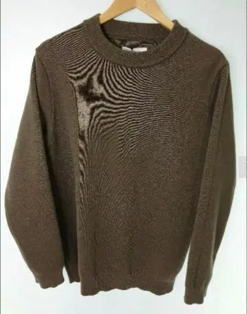 STUDIOUS 브라운 크루넥 니트