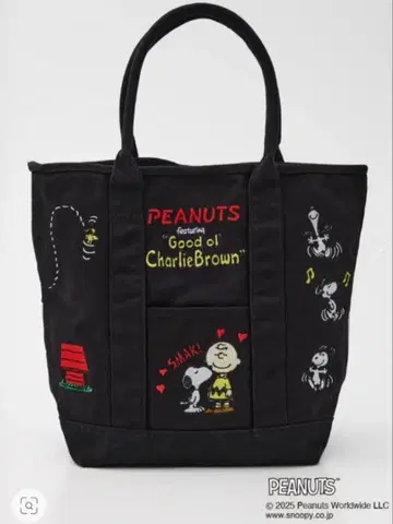 로데오 크라운 스누피 PEANUTS 토트백 미사용 새상품