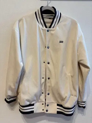 로사센 스트라이프 리브 바시티 자켓 LL