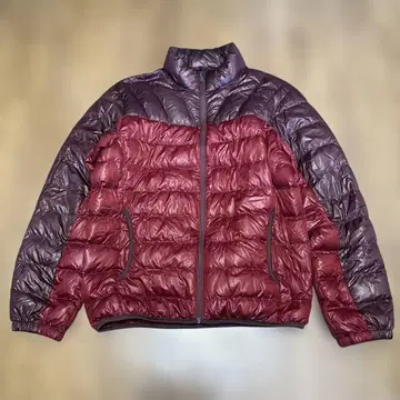 다운 자켓 no bland 00s y2k 바이컬러