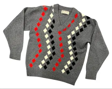 Alan Paine 아란페인 빈티지 아가일 스웨터 42