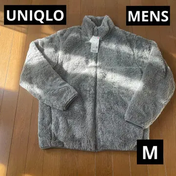 UNIQLO XL 퍼 플리스 지퍼 자켓 그레이 M 사이즈