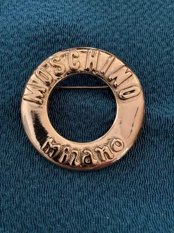 vintage MOSCHINO 모스키노 서클 브로치