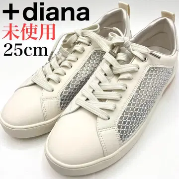플러스 다이애나 스니커즈 25cm 큐빅 메쉬