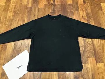 RHC 론 헤르만 와이드 크루넥 롱 슬리브 티셔츠 블랙 L