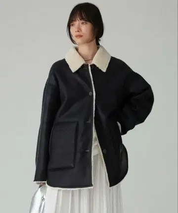 리버서블 무스탕 자켓