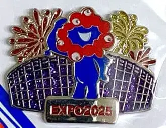 대지붕 반지 미야쿠미야쿠 핀 배지 불꽃놀이 핀즈 만박 EXPO2025