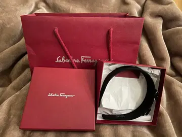 Salvatore Ferragamo 페라가모 머리띠 비쥬 블랙
