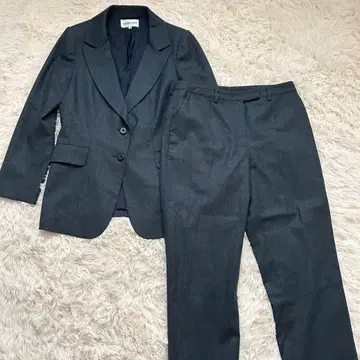 하나에모리 모리 하나에 수트 셋업 팬츠 자켓 그레이 40