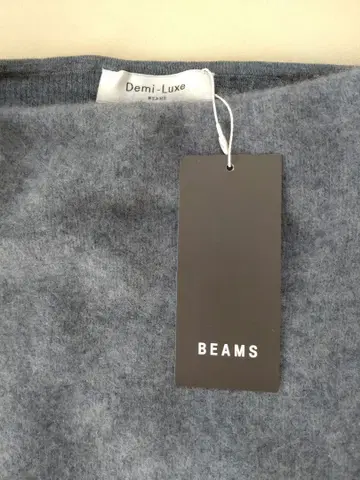 택 포함 새상품 데미룩스 빔즈 플러피 보트넥 니트