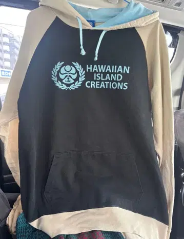 HIC 일본제 USA 원단 후드티 L 로고 자수 레어