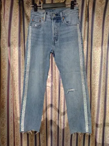 [레어] Levi's 사이드 큐빅 청바지 501