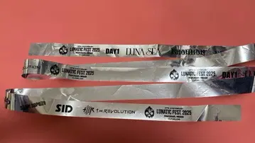 LUNATIC FEST.2025 DAY1 은색 테이프
