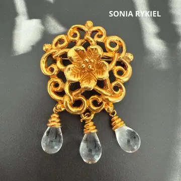 새상품급 SONIA RYKIEL 브로치