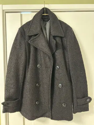 cavariA 울 다크 그레이 피 코트 M 사이즈
