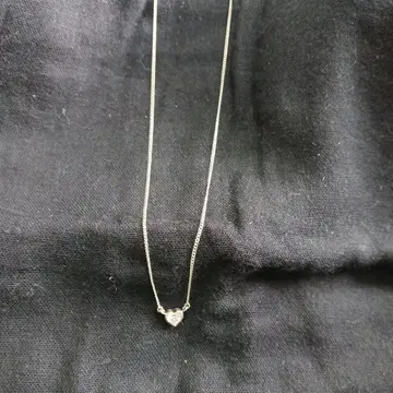 실버, 프티 하트 목걸이