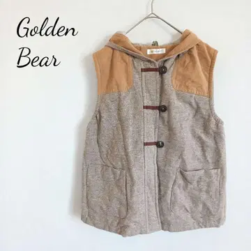 골든베어 후드 부착 충전솜 베스트 이소재 도킹 캐주얼 LL