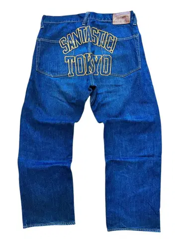 인기! 새상품급 산타 스틱 아치 로고 자수 빅 데님 사이즈 XXL