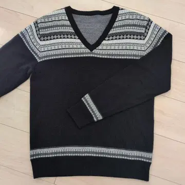 다케오 키쿠치 V넥 니트 스웨터 리버서블 사이즈 04