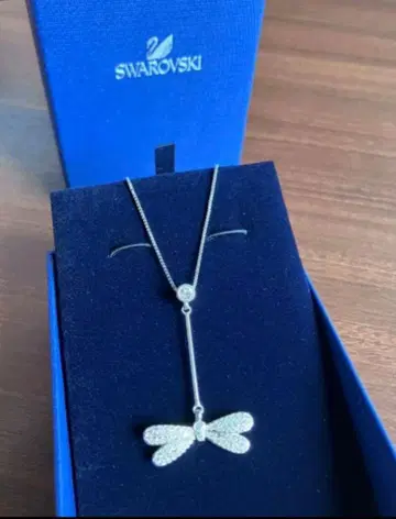 SWAROVSKI 스와로브스키 목걸이 잠자리 드래곤플라이