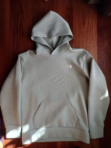 THE NORTH FACE 라이트 그린 후드티