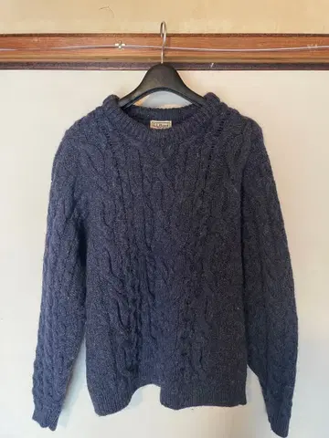 L.L.Bean 90s 아일랜드제 울 니트 S