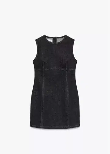 ZARA 데님풍 숏 원피스