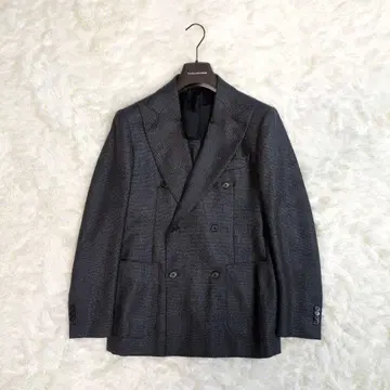 딸리아또레 더블 자켓 더블 브레스트 울 차콜 니트