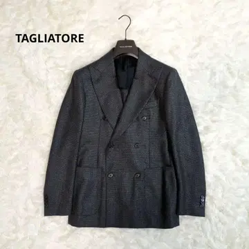 딸리아또레 더블 자켓 더블 브레스트 울 차콜 니트