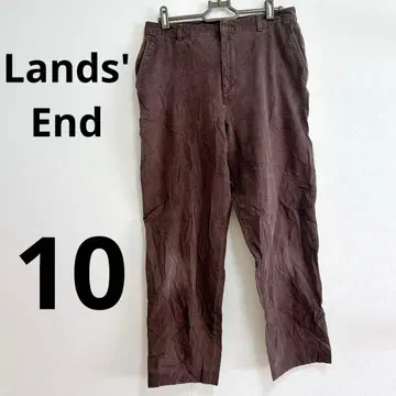 랜즈 엔드 브라운 팬츠 사이즈 10 브라운 하의