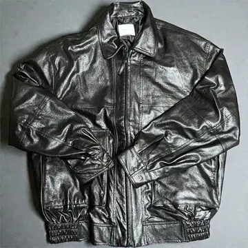 FREAK'S STORE 블랙 페이크 가죽 자켓