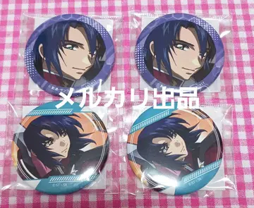 건담 SEED 아스란 캔뱃지 세트