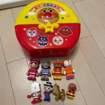 호빵맨 피규어 세트 수납 케이스 포함