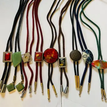 빈티지 쇼와 레트로 구제 의류 루프 타이 루프 오비 세트 묶음 판매