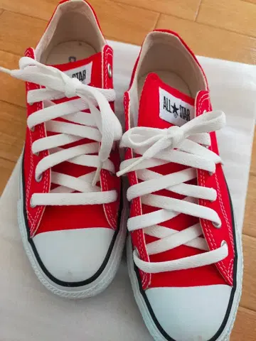 컨버스 빨간색 24cm