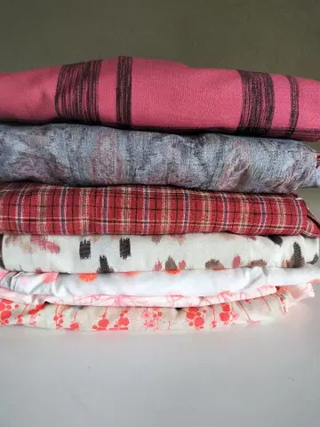 기모노 묶음 판매 7벌 핸드메이드 재료