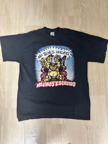 T셔츠 L 블랙 FRUITS OF THE LOOM