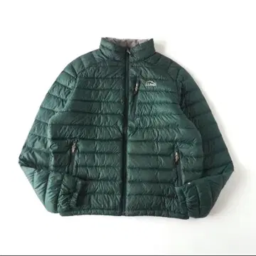 엘엘빈 다운 자켓 울트라 라이트 그린 구제 의류