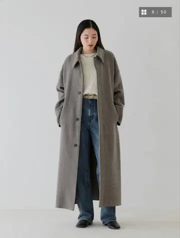 crewre 리버 롱 스텐카라 코트 사이즈 2