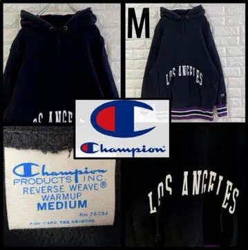 Champion 리버스 위브 로스앤젤레스 링거 후드티 4422