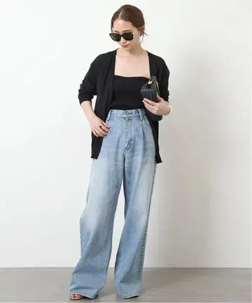 두지엠 클라세 턱 배기 데님 38 사이즈