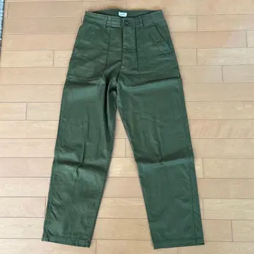 CIOTA 스핀 코튼 팩 새틴 퍼티그 팬츠 올리브 사이즈 1