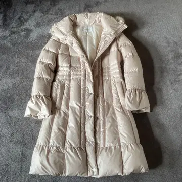 Partenaire 베이지 다운 자켓 후드 부착
