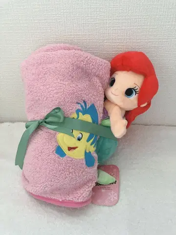 디즈니 스토어 담요 아리엘 인어공주 봉제 인형