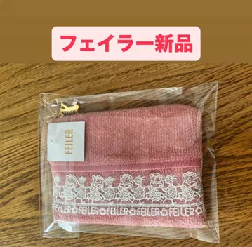 [ 미사용 새상품 ] 페이저 긴자와 레이스 티슈 파우치 하이페이즐리 핑크